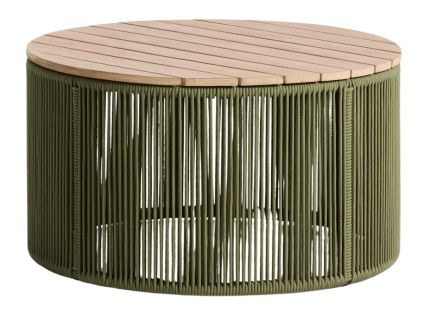 Zelený zahradní stolek kave home Dandara 70 cm
