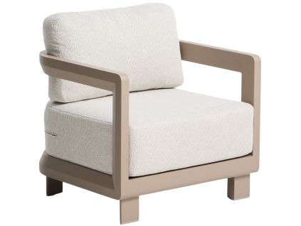 Béžové zahradní křeslo kave home Nerano