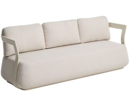 Krémová zahradní pohovka kave home Tamaris 217 cm