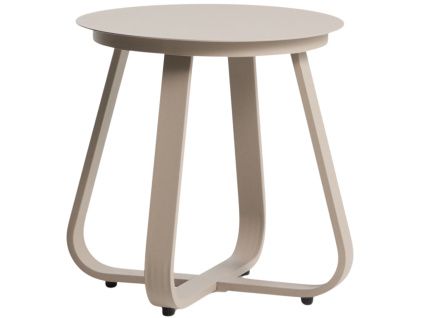 Béžový zahradní stolek kave home Tamaris Ø 48 cm
