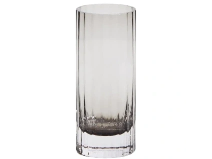 Vysková šedá sklenice Kave Home Clarien 300 ml