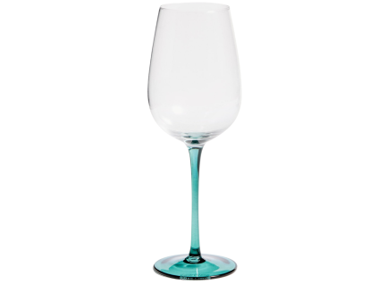 Zelená sklenička na víno Kave Home Irides 430 ml
