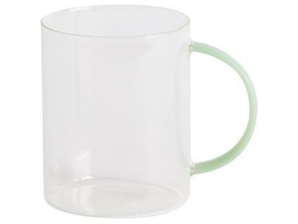 Transparentní skleněný hrnek Kave Home Micla 400 ml