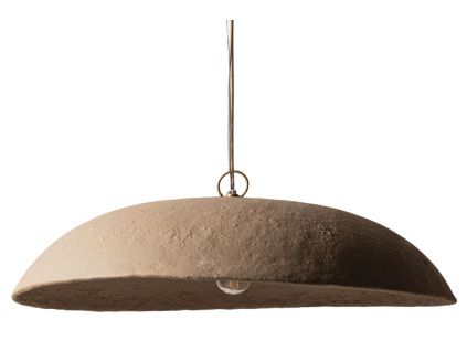 Hnědé závěsné světlo Micadoni Calantha 55 cm