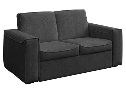 Tmavě šedá čalouněná rozkládací pohovka Mesonica Muno 152 cm