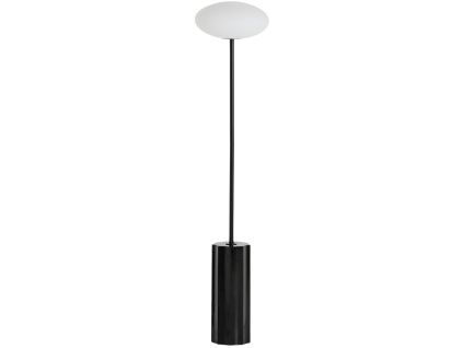 Černá mramorová stojací lampa Kave Home Idela