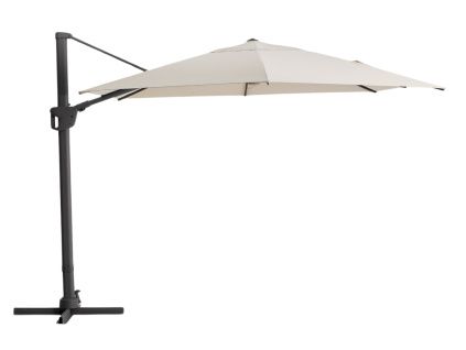 Béžovo-šedý slunečník Kave Home Noli  300 x 420 cm