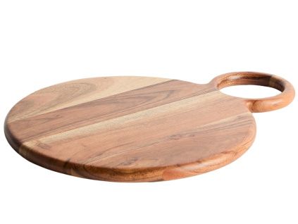 Dřevěné servírovací prkénko Kave Home Dalme 27 cm