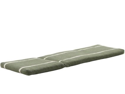 Zelený polštář na lehátko kave home Daila 50 x 175 cm