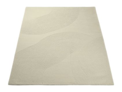 Krémově bílý vlněný koberec Zen 250 x 350 cm