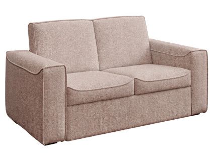 Růžová čalouněná rozkládací pohovka Mesonica Muno 152 cm