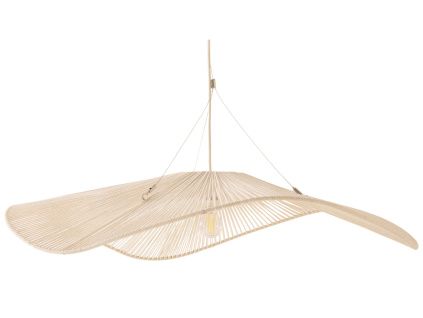 Bílé závěsné světlo Micadoni Palmier 100 cm