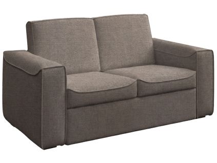 Hnědá čalouněná rozkládací pohovka Mesonica Muno 152 cm