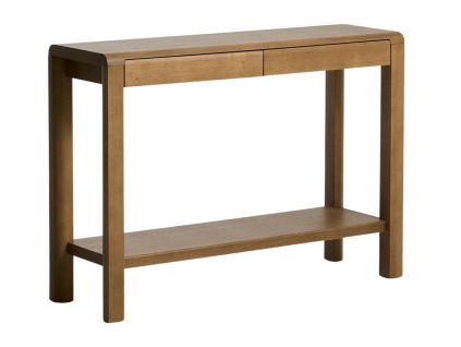 Dubový toaletní stolek Kave Home Arelida 112 x 35 cm