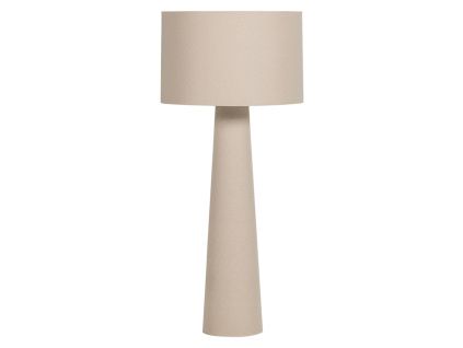 Béžová bouclé stojací lampa Loft 160 cm