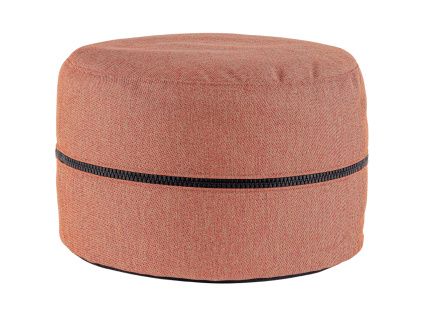 Oranžový zahradní puf Bizzotto Gulizar Ø 50 cm