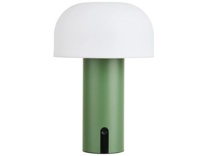 Zelená dobíjecí zahradní LED lampa Sohy