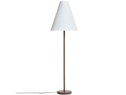 Hnědá kovová stojací lampa Kave Home Navat 160 cm