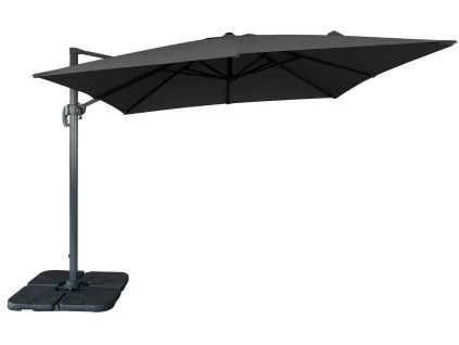 Černý slunečník Aza 295 x 295 cm