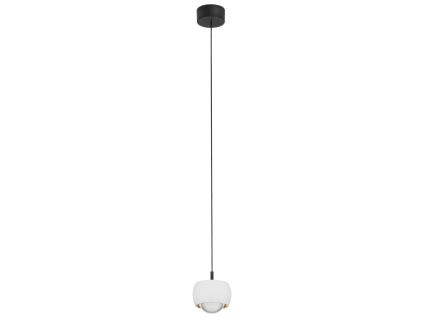 Bílé závěsné LED světlo Nova Luce Conga 10 cm