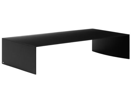 Černý konferenční stolek Kave Home Litto 140 x 70 cm