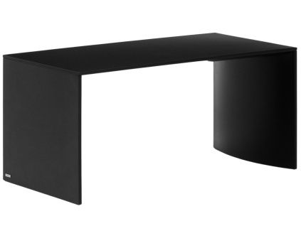 Černý konferenční stolek Kave Home Litto 90 x 45 cm