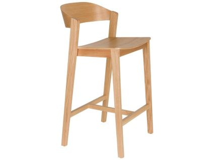 Dubová barová židle Wooz 65 cm