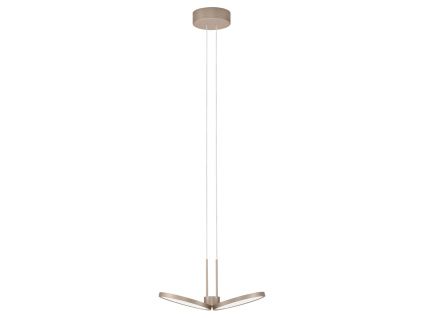 Béžové závěsné LED světlo Nova Luce Vea 33 cm
