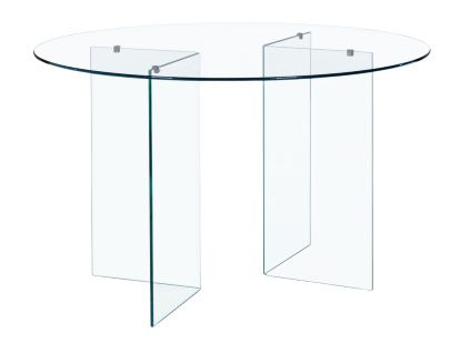 Skleněný jídelní stůl Bizzotto Iride Ø130 cm
