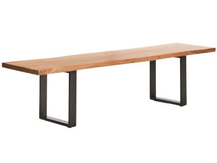 Dřevěná lavice Kave Home Uxue 180 cm