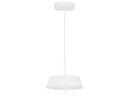 Bílé kovové závěsné LED světlo Nova Luce Velio 35 cm