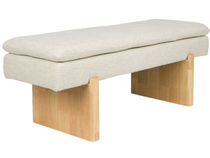 Šedá čalouněná lavice Housecraft Living Jappo 120 cm