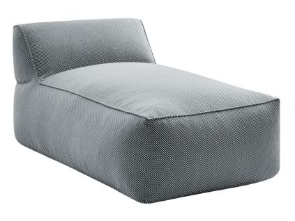 Černá zahradní lenoška Riviera 135 cm