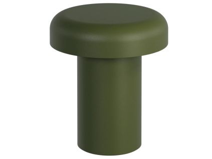 Zelený kovový zahradní stolek Miko ⌀40 cm