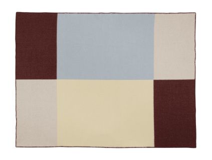 Barevný vlněný pléd Hilu 200 x 150 cm
