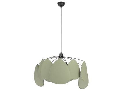 Zelené závěsné světlo Olina 70 cm
