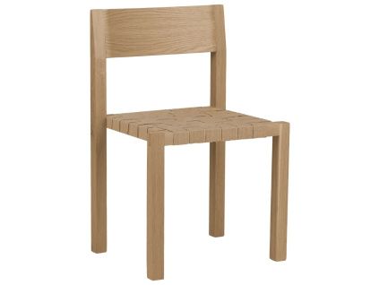 Dubová jídelní židle Toli s výpletem