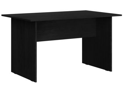 Černý dubový jídelní stůl Hett 130 x 80 cm
