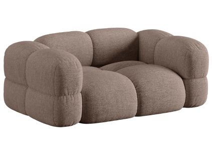 Světle hnědá čalouněná dvoumístná pohovka Cosmopolitan Design Loretto 180 cm
