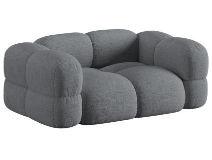 Šedá čalouněná dvoumístná pohovka Cosmopolitan Design Loretto 180 cm