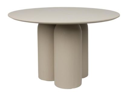 Béžový lakovaný jídelní Ces ø 120 cm