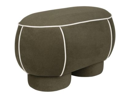Zelená čalouněná lavice MARINA 78 cm