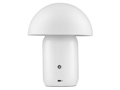 Bílá kovová nabíjecí stolní LED lampa Nova Luce Pois