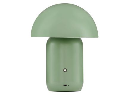 Zelená kovová nabíjecí stolní LED lampa Nova Luce Pois