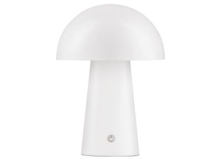 Bílá kovová nabíjecí stolní LED lampa Nova Luce Ande