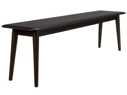 Hnědá dřevěná lavice Elroy 160 cm