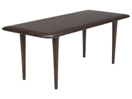 Hnědý dřevěný konferenční stolek ELROY 110 x 38 cm