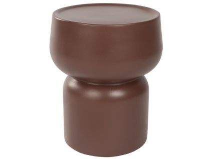 Terakotový keramický odkládací stolek ELINE ø 30 cm