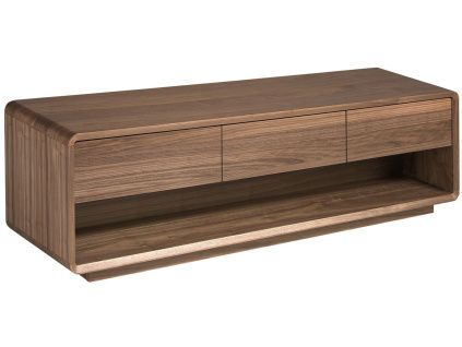 Ořechový TV stolek No. 3289, 180 x 45 cm