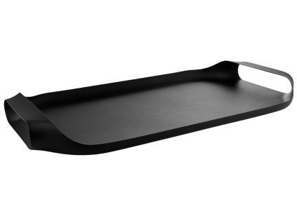 Černý nerezový servírovací podnos Eva Solo 43 x 25 cm